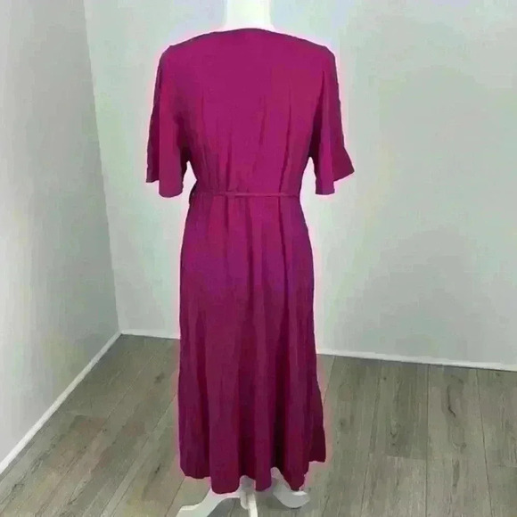 Old Navy Pink Long Open Front Short Sleeve Cardigan Size L - Picture 6 of 9